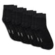 MEN | FORMAL ANKLE LENGTH SOCKS (PACK OF 4, BLACK, FREE SIZE)