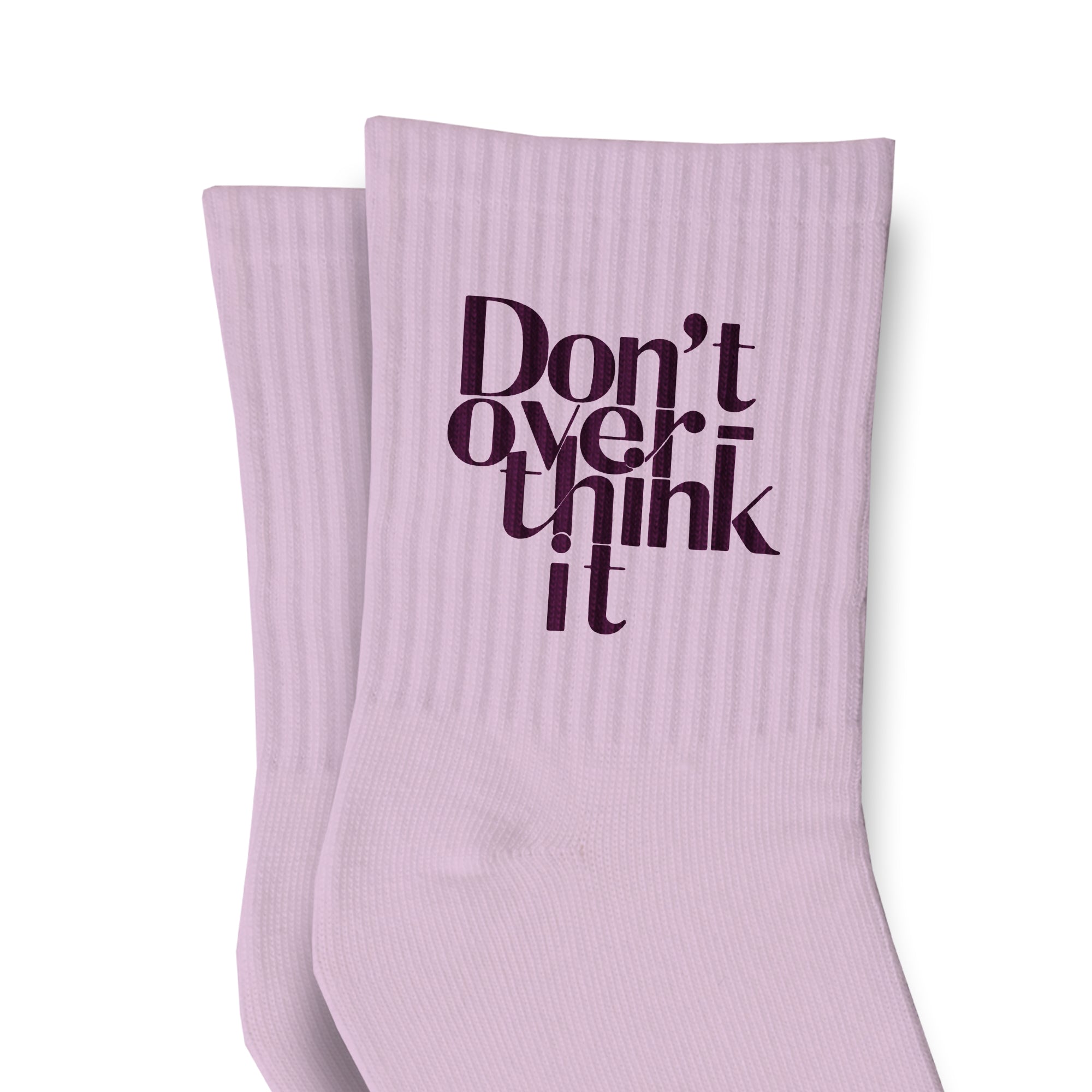 DON'T OVERTHINK | CREW SOCKS