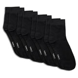 MEN | FORMAL ANKLE LENGTH SOCKS (PACK OF 4, BLACK, FREE SIZE)