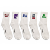 GYM ADDICT | CREW SOCKS