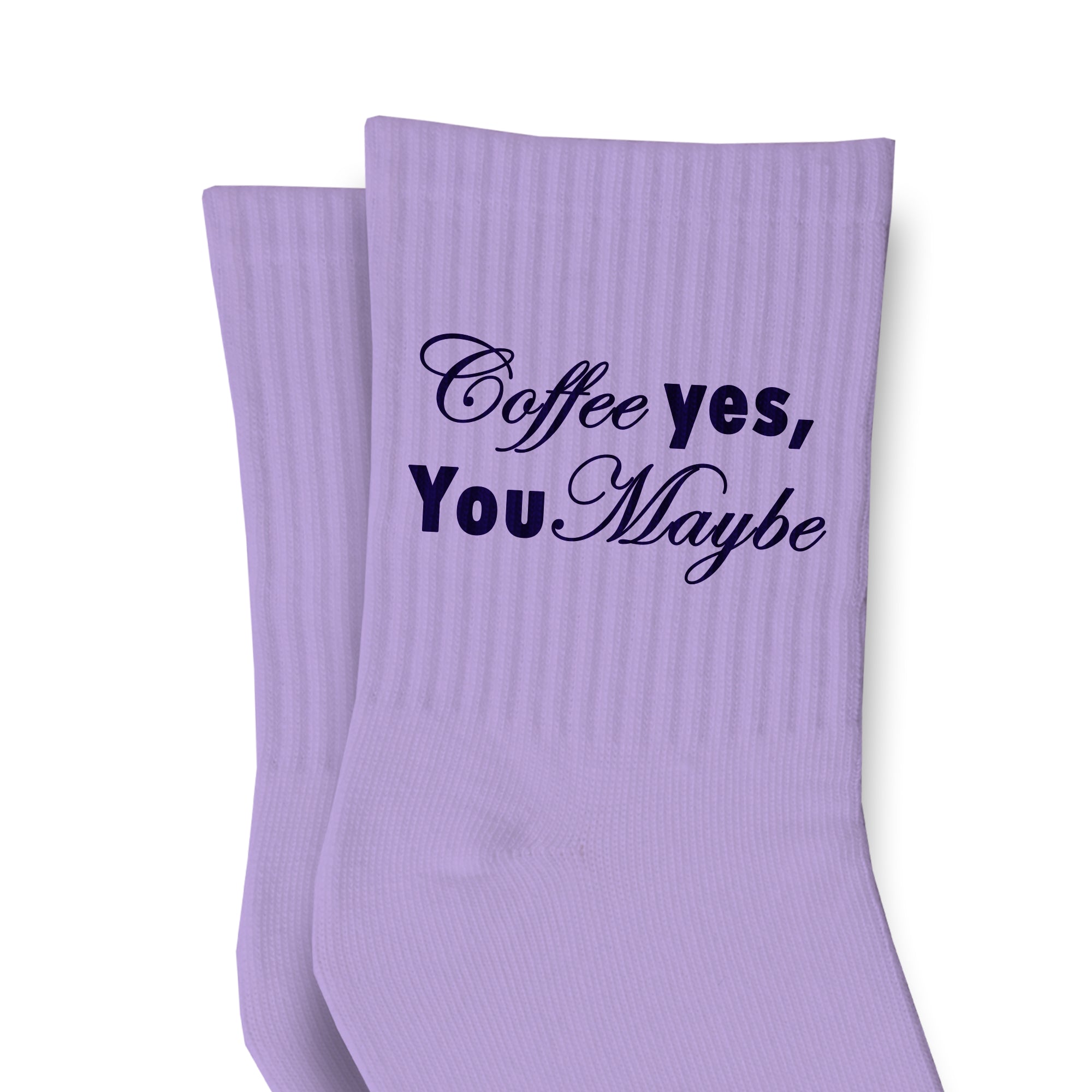COFFEE MAYBE | CREW SOCKS