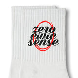 ZERO CIVIC SENSE | CREW SOCKS