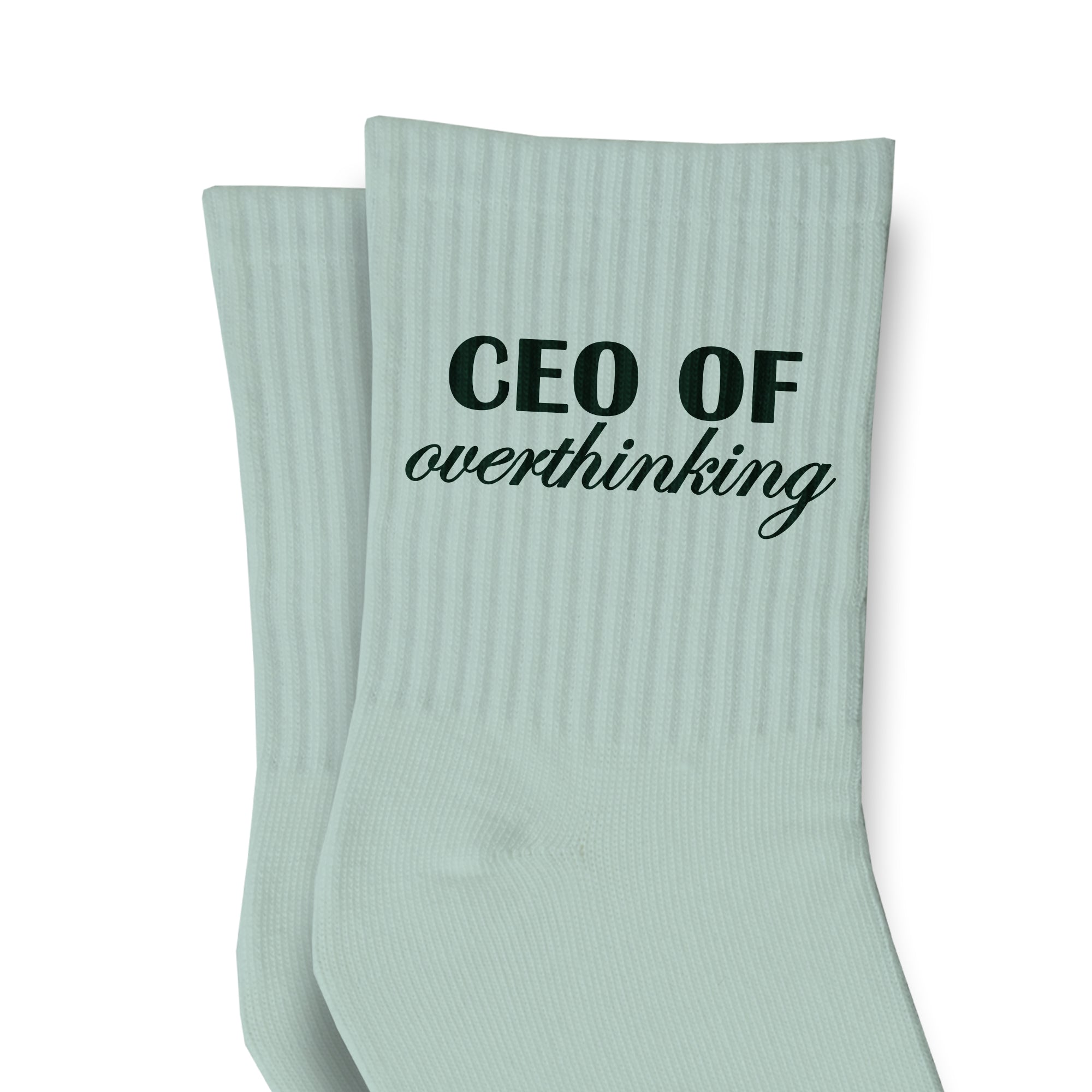 CEO OF OVERTHINKING | CREW SOCKS