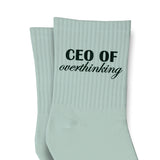 CEO OF OVERTHINKING | CREW SOCKS