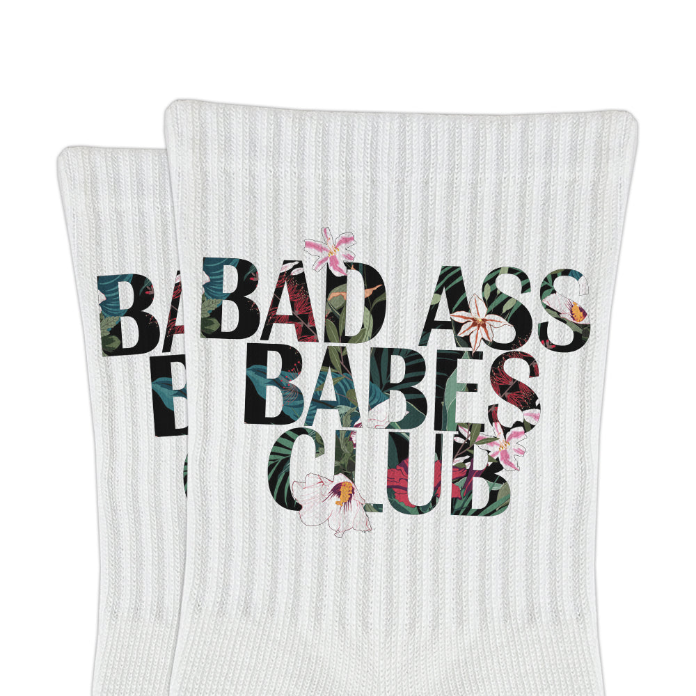 BAD ASS BABE | CREW SOCKS