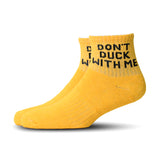 DON'T DUCK WITH ME (PACK OF 3) | ANKLE SOCKS
