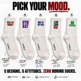 GYM ADDICT | CREW SOCKS