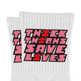 THICK THIGHS | CREW SOCKS