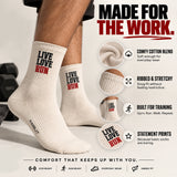 GYM ADDICT | CREW SOCKS