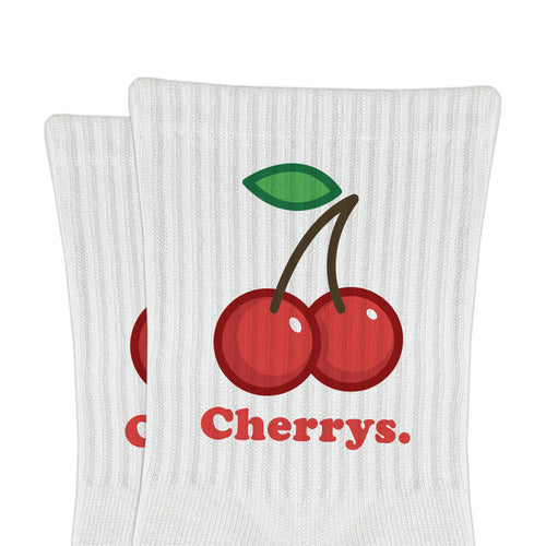 CHERRYS | CREW SOCKS