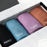 MEN FORMAL CALF LENGTH SOCKS - BROWN (PACK OF 1, FREE SIZE)