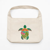 Embroidered Turtle | Hobo Tote Bag