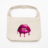 Purple lips | Hobo Tote Bag