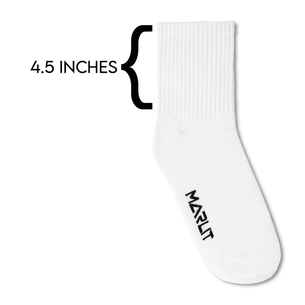 WHITE | CREW SOCKS