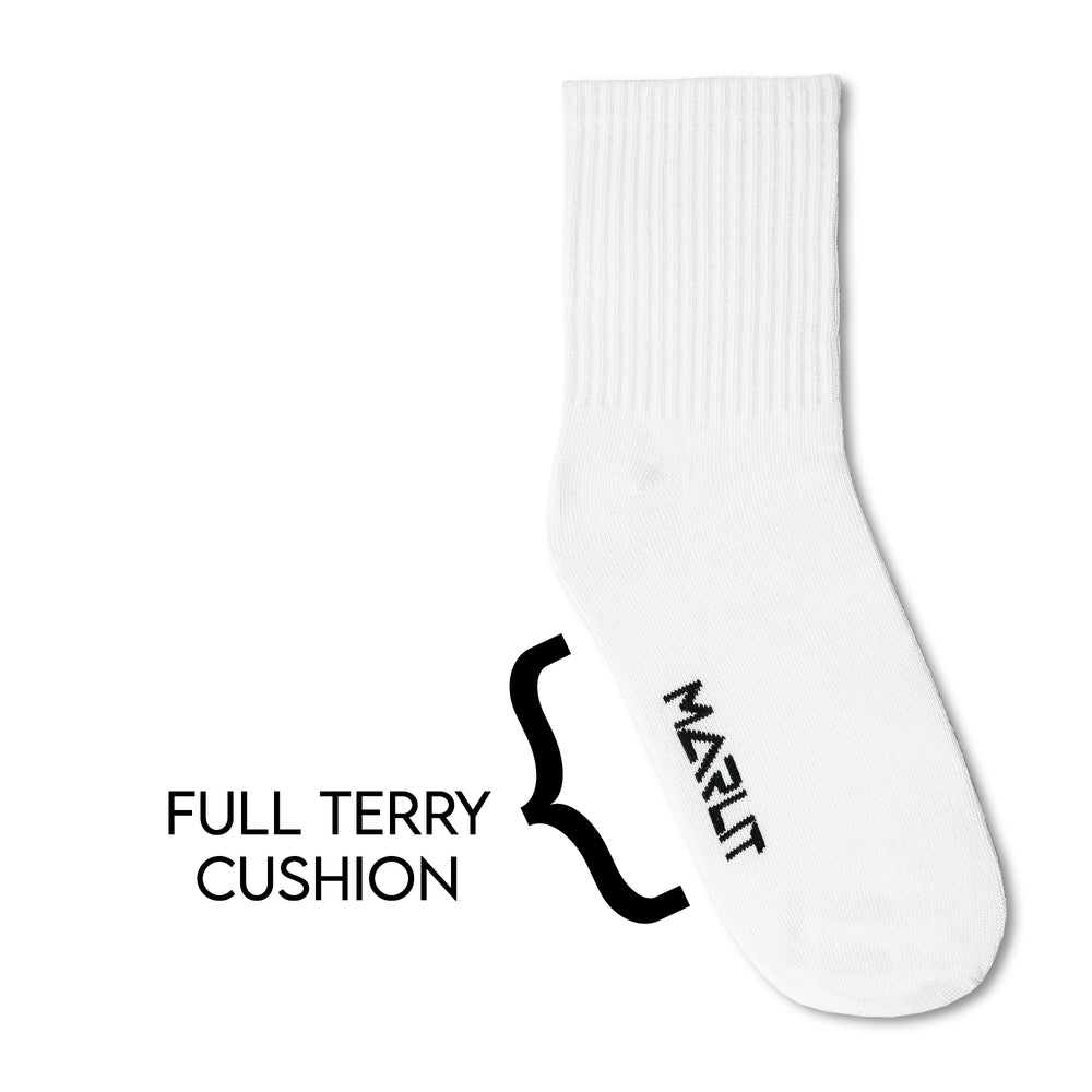 WHITE | CREW SOCKS