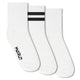 WHITE & BLACK STRIPES | CREW SOCKS