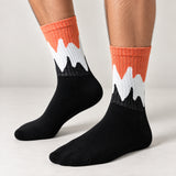 ORANGE WAVE | CREW SOCKS