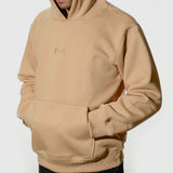 Beige Oversized Unisex Hoodie