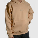 Beige Oversized Unisex Hoodie