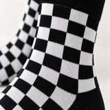 BLACK & WHITE | CREW SOCKS