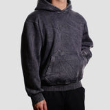 Grey Washed Oversized Unisex Hoodie