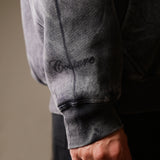 Grey Washed Oversized Unisex Hoodie