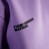 Lavender Oversized Unisex Hoodie