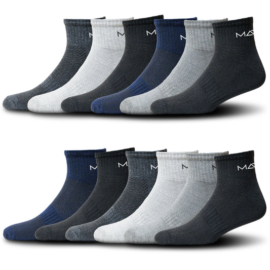 Athletic Ankle Socks ( Pack of 12 )