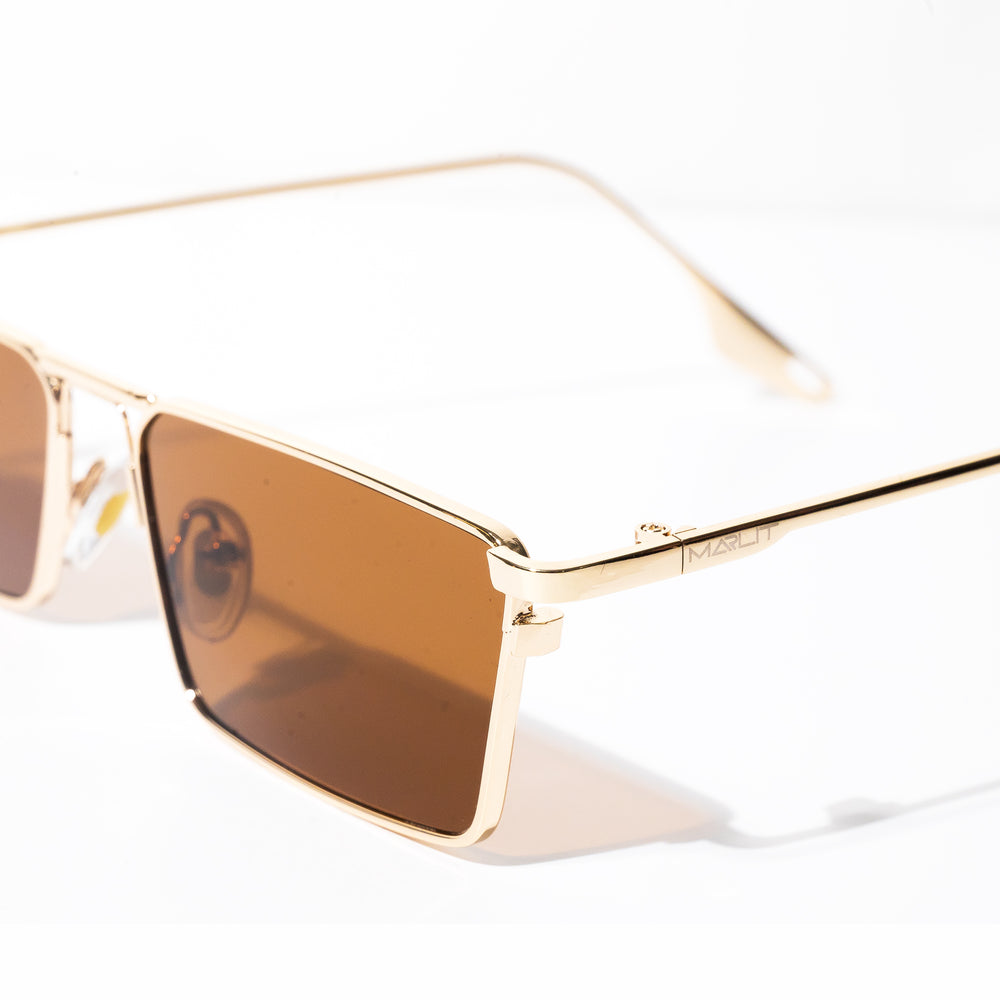 ALBERT | BROWN/GOLD
