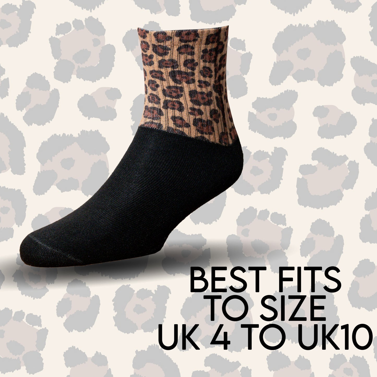 CHEETAH COMBO | CREW SOCKS