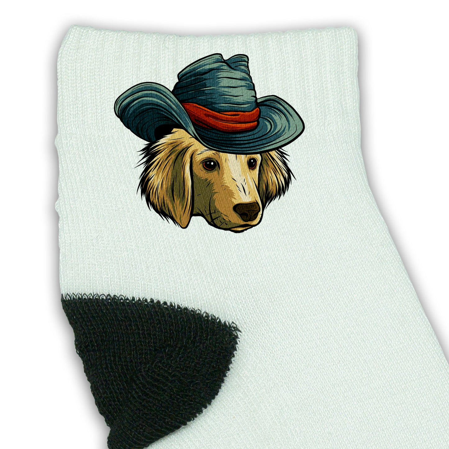 Dog In a Hat Socks