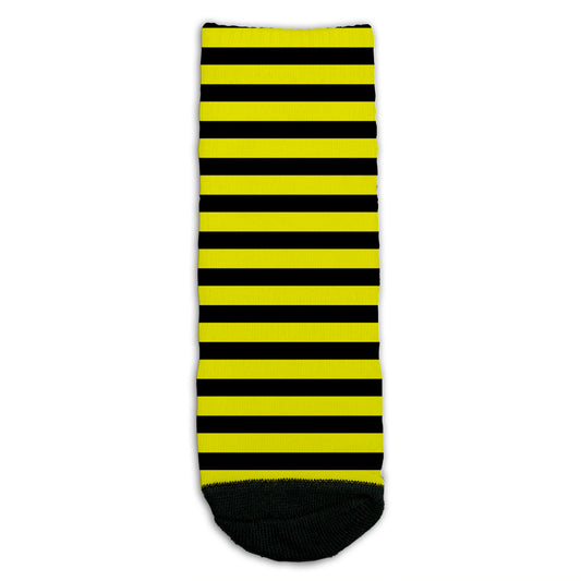 Black Yellow Striped Socks