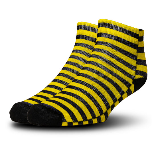 Black Yellow Striped Socks