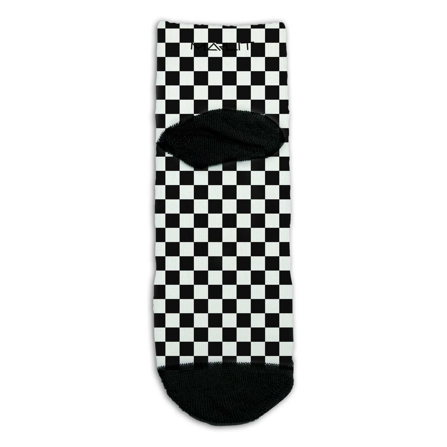 Black Check Socks