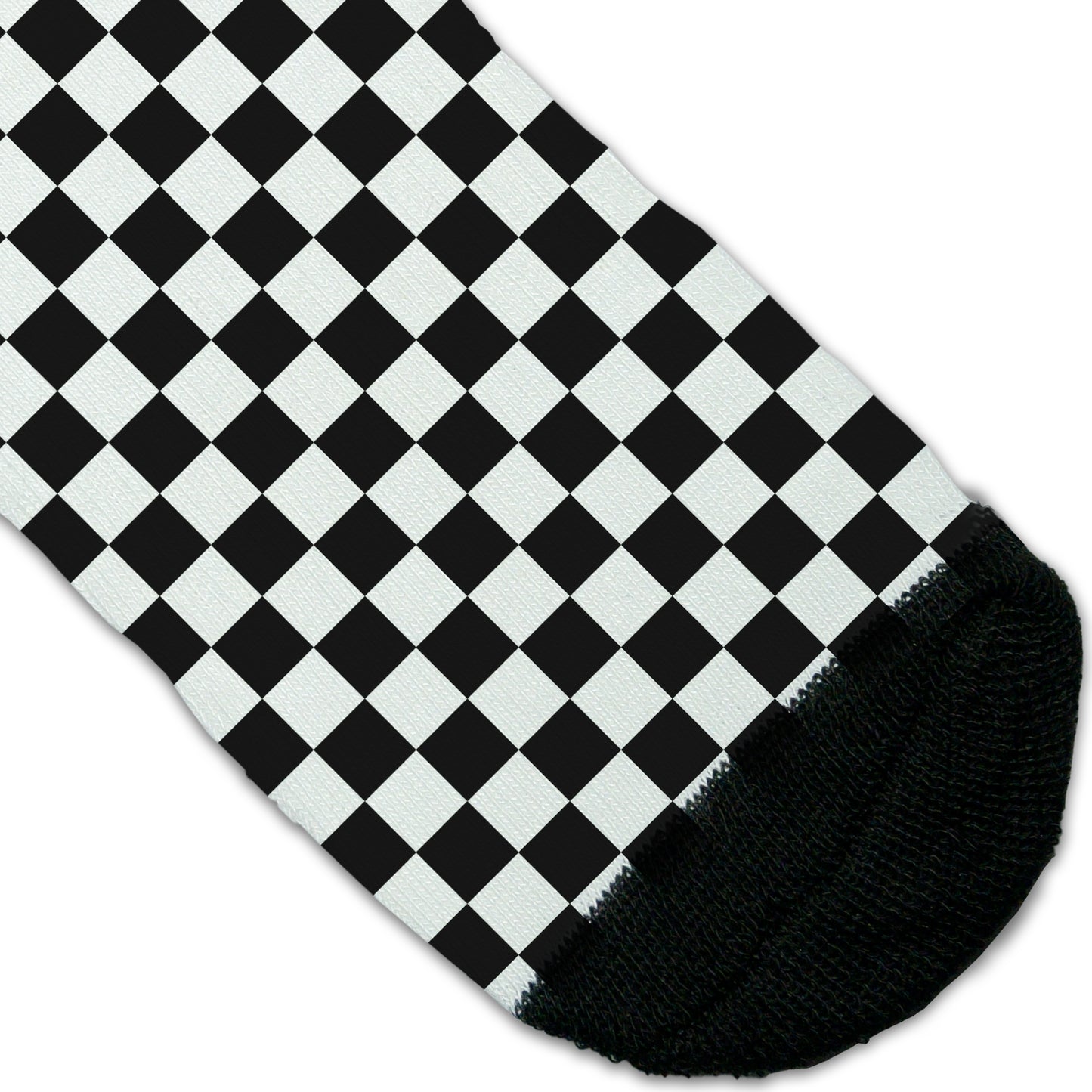 Black Check Socks