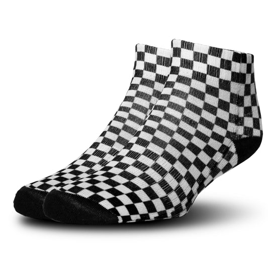 Black Check Socks