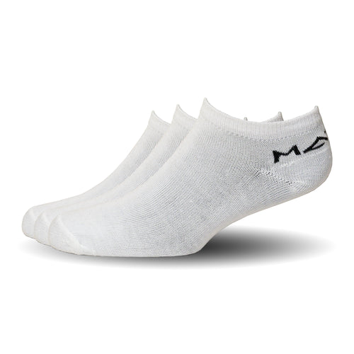White Unisex Low Cut Length ( Pack of 3 )